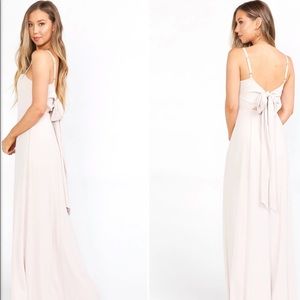 Lauren Tie Maxi Dress Show me The Ring Crisp Show Me Your MuMu